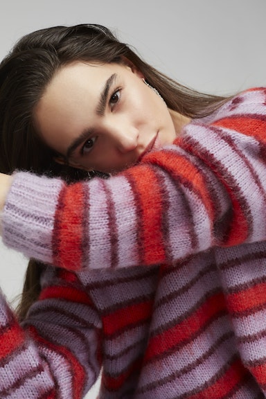 Knitted jumper  in a brushed look