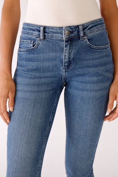 Bild 4 von Jeans THE CROPPED Skinny fit, cropped in darkblue denim | Oui