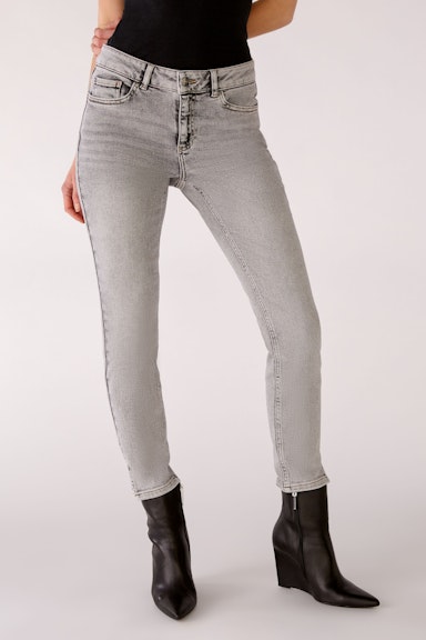 Bild 2 von Jeans THE CROPPED Skinny fit, cropped in grey denim | Oui