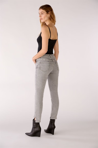 Bild 3 von Jeans THE CROPPED Skinny fit, cropped in grey denim | Oui