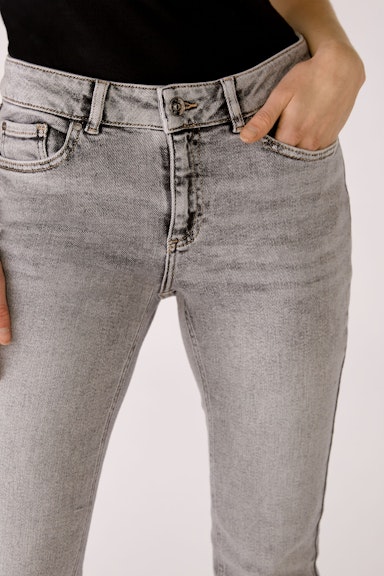 Bild 4 von Jeans THE CROPPED Skinny fit, cropped in grey denim | Oui
