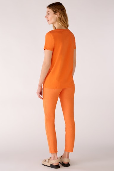Bild 3 von CARLI T-shirt 100% organic cotton in vermillion orange | Oui