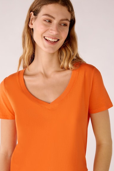 Bild 5 von CARLI T-shirt 100% organic cotton in vermillion orange | Oui