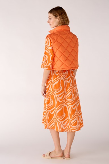 Bild 3 von Waistcoat in quilted nylon in vermillion orange | Oui