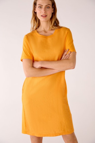 Bild 5 von Dress linen-cotton patch in flame orange | Oui