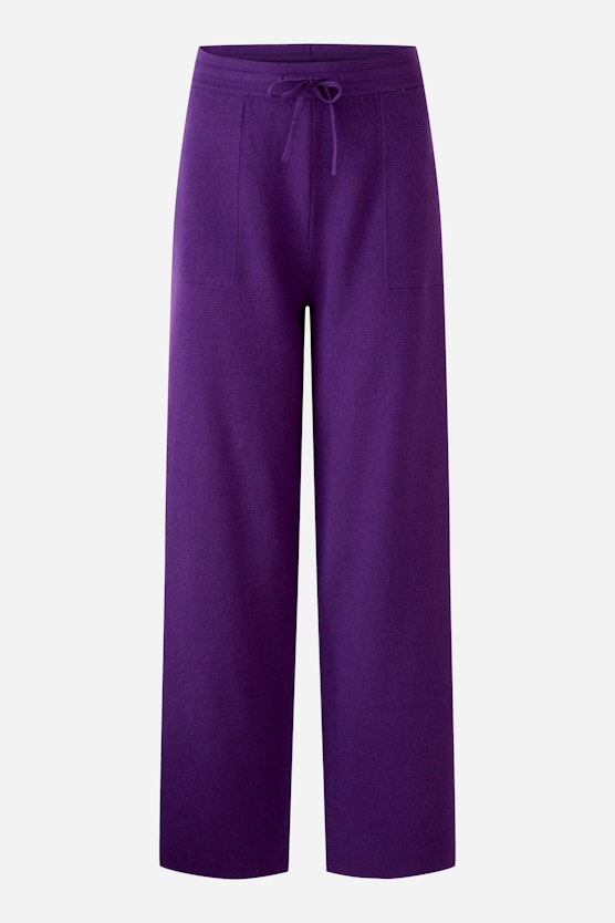 Knitted trousers  in straight fit