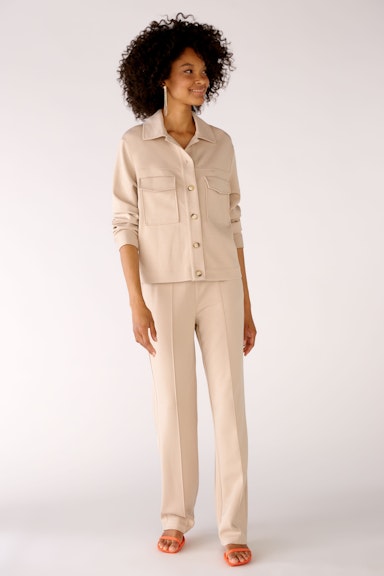 Trousers with wide leg