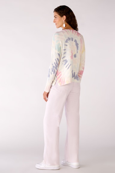 Bild 4 von Knitted jumper   with batik print in rose blue | Oui