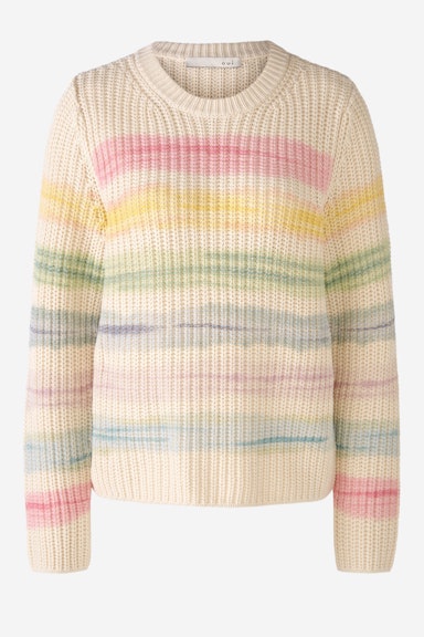 Knitted jumper   with stripes