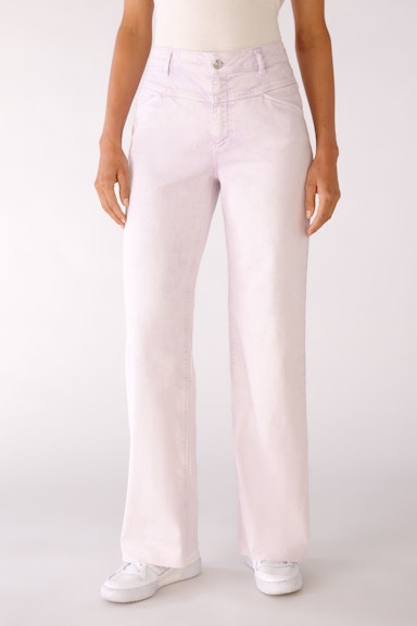 Bild 2 von Denim trousers with straight leg in lavendula | Oui