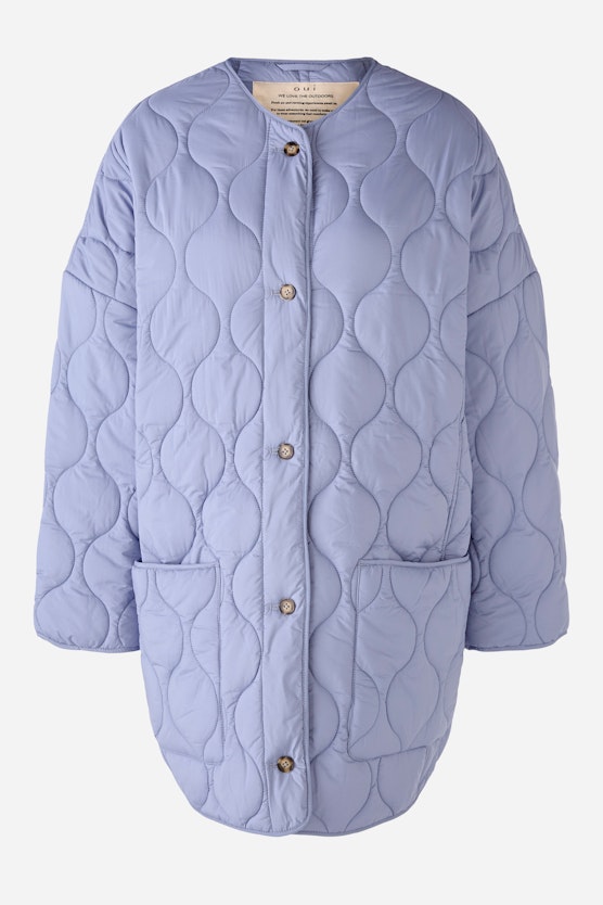 Quilted coat  with patch pockets