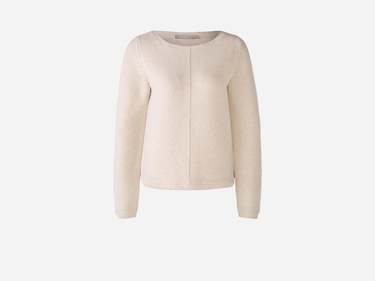 Knitted jumper   in 100% organic cotton