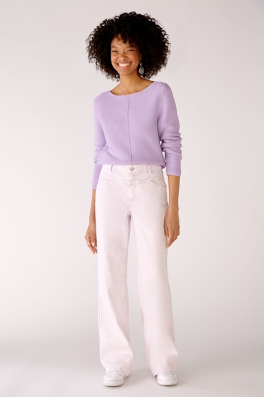 Bild 2 von Knitted jumper in 100% organic cotton in lavendula | Oui