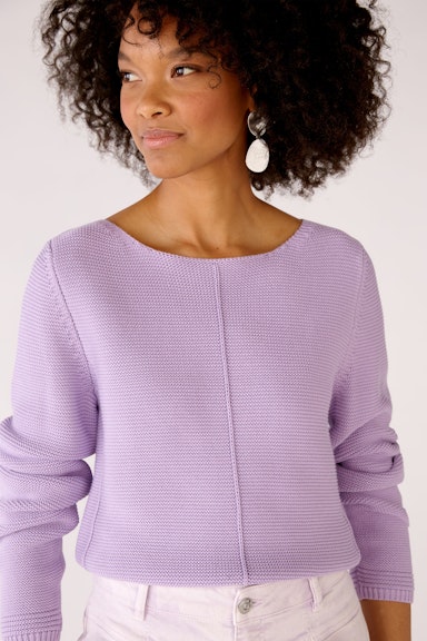 Bild 4 von Knitted jumper in 100% organic cotton in lavendula | Oui