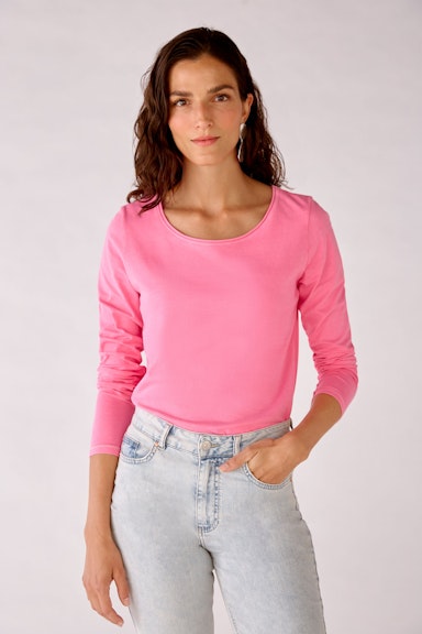 Bild 2 von Long-sleeved shirt made from organic cotton in azalea pink | Oui