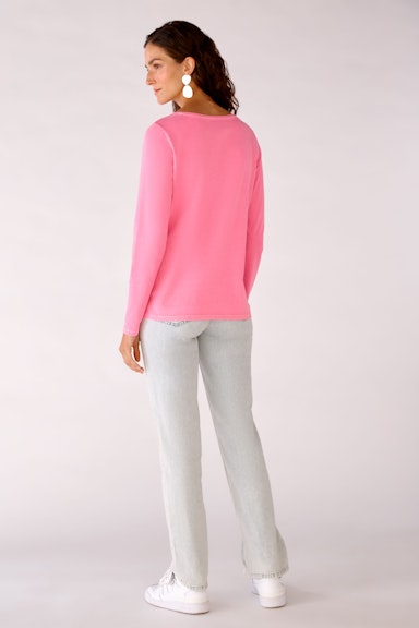 Bild 3 von Long-sleeved shirt made from organic cotton in azalea pink | Oui
