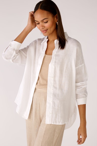 Bild 6 von Shirt blouse 100% linen in optic white | Oui