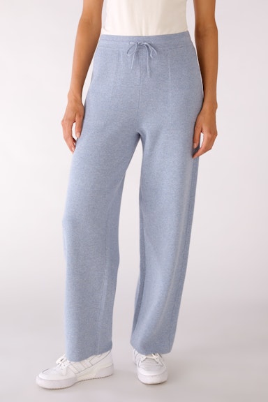 Bild 2 von Knitted trousers in straight fit in Lt.Blue | Oui