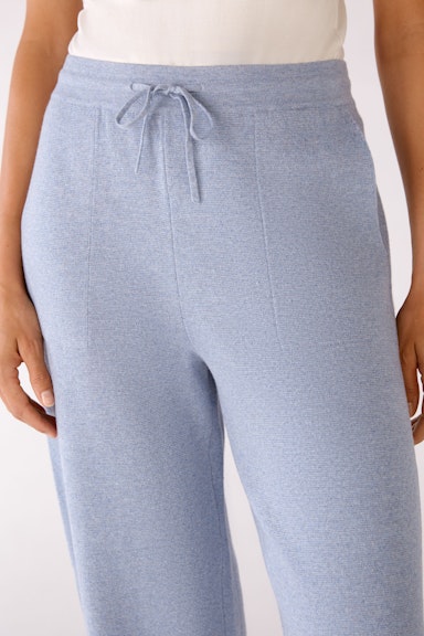 Bild 4 von Knitted trousers in straight fit in Lt.Blue | Oui