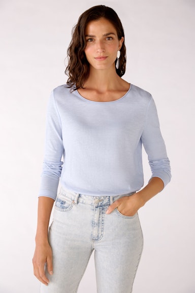 Long-sleeved shirt made from soft flamé fabric