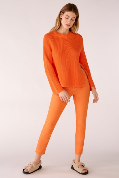Bild 2 von RUBI Pullover mit Reißverschluss in vermillion orange | Oui