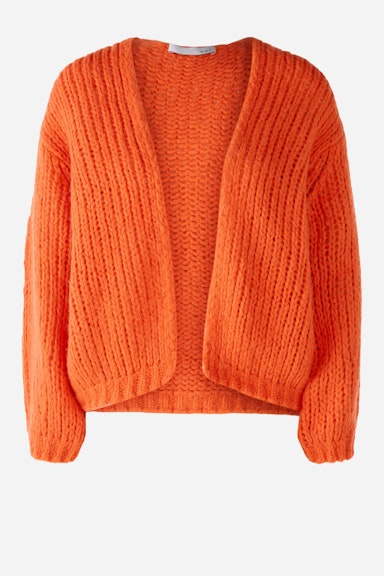 Bild 8 von Cardigan in a chunky knit look in vermillion orange | Oui