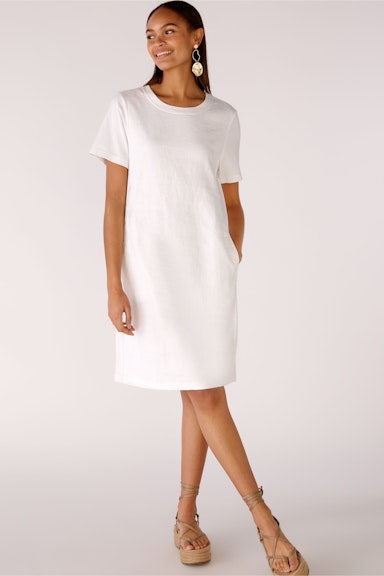 Bild 6 von Dress linen-cotton patch in optic white | Oui
