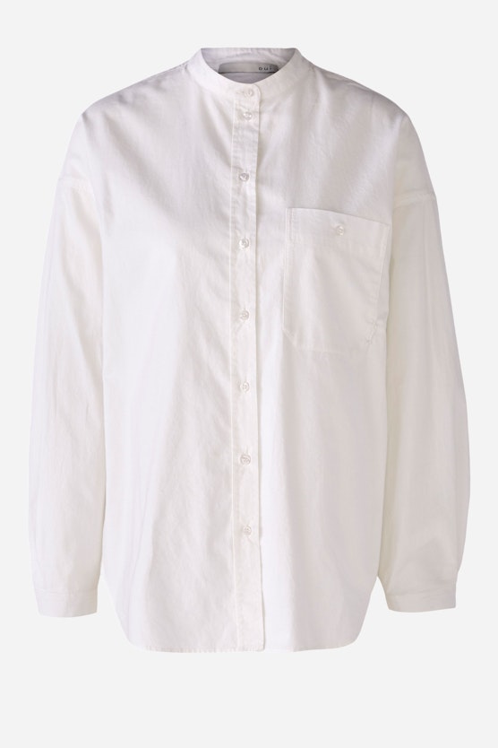 Shirt blouse with breast pocket