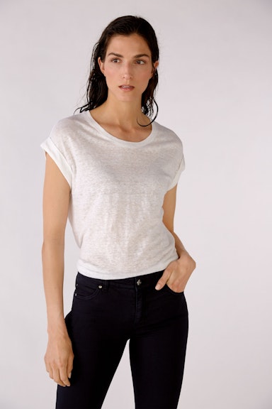 Bild 1 von T-Shirt aus Leinen in optic white | Oui