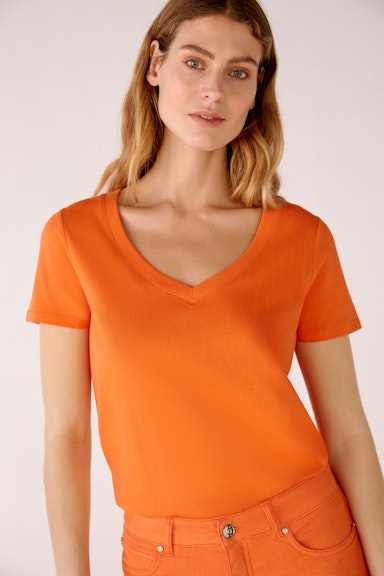 Bild 4 von CARLI T-shirt 100% organic cotton in vermillion orange | Oui