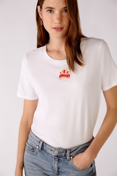 Bild 4 von T-Shirt in Bio-Baumwolle in optic white | Oui
