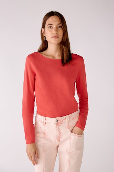 Bild 2 von Pullover in Baumwollmischung in red | Oui