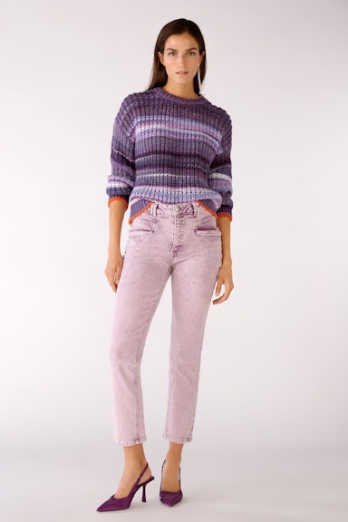 Bild 1 von Knitted jumper with space-dyed colouring in lilac violett | Oui