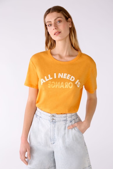 Bild 2 von T-Shirt 100% Baumwolle in flame orange | Oui