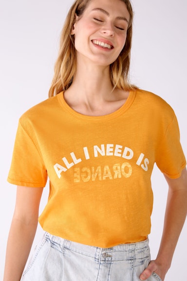 Bild 5 von T-shirt 100% cotton in flame orange | Oui