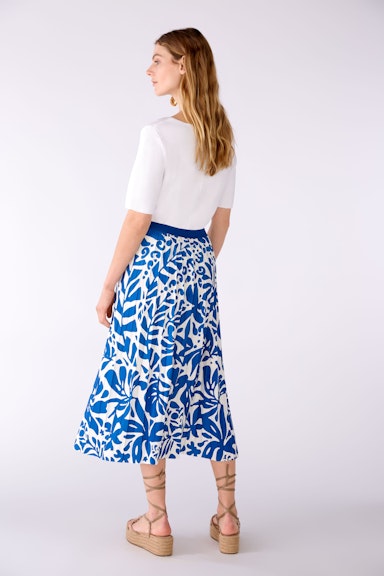 Bild 3 von Pleated skirt silky Touch quality in blue white | Oui