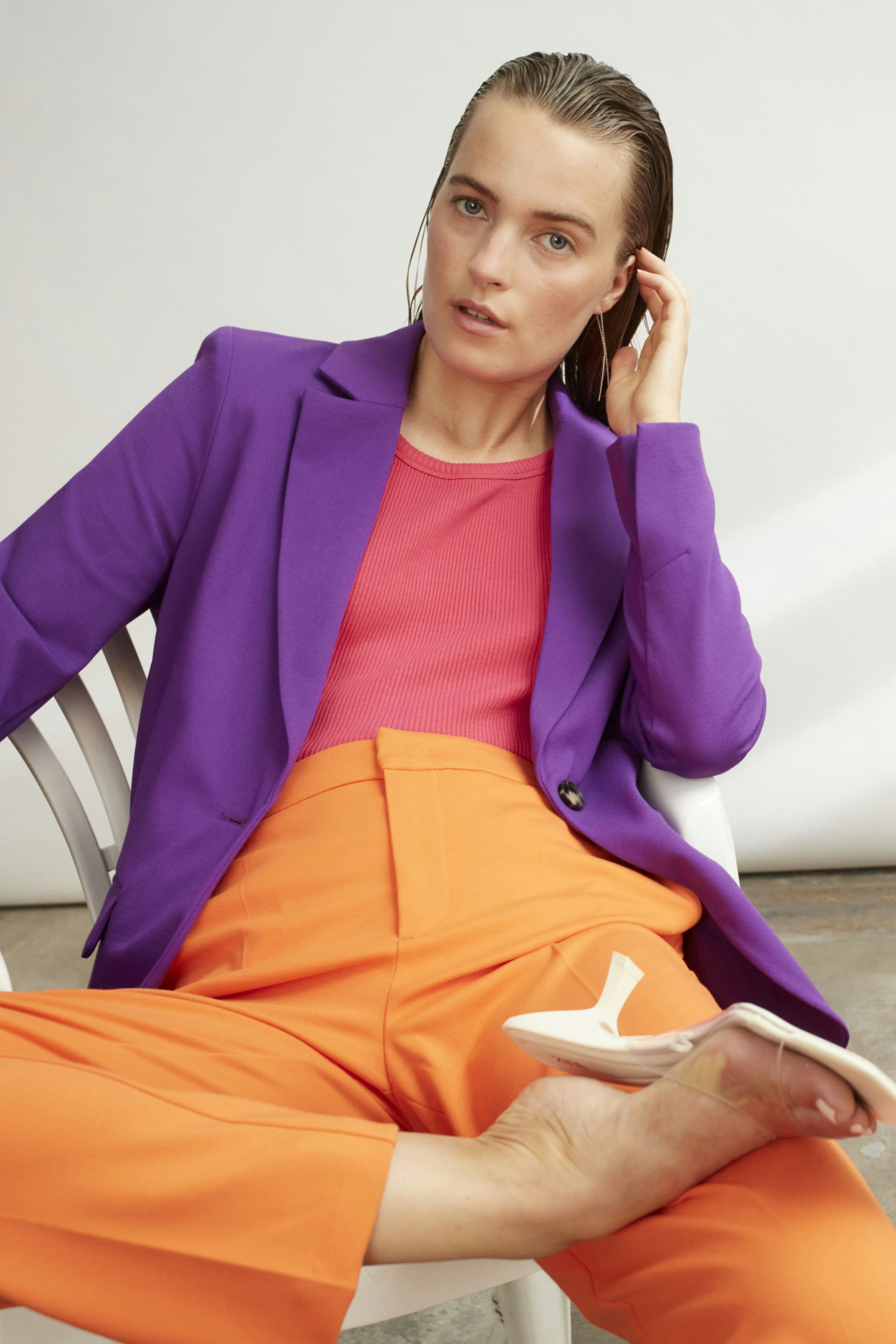 Blazer in a sporty jersey fit OUI