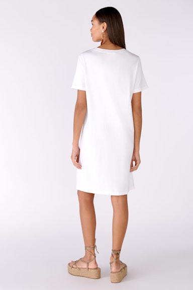 Bild 3 von Dress linen-cotton patch in optic white | Oui