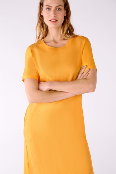 Bild 4 von Dress linen-cotton patch in flame orange | Oui