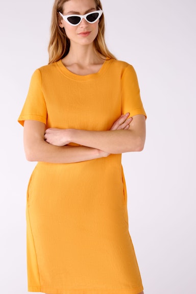 Bild 6 von Dress linen-cotton patch in flame orange | Oui