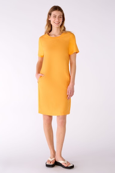 Bild 1 von Dress linen-cotton patch in flame orange | Oui