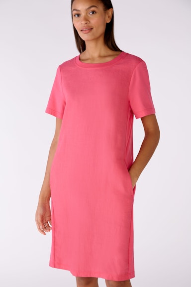 Bild 4 von Dress linen-cotton patch in raspberry sorbet | Oui