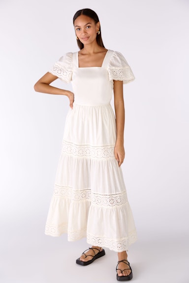 Bild 1 von Maxi dress cotton voile in offwhite | Oui