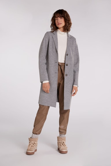 Bild 2 von MAYSON Mantel aus gekochter Wolle in grey | Oui