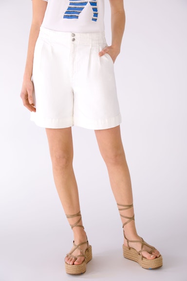 Bild 2 von Jeans shorts cotton stretch in optic white | Oui