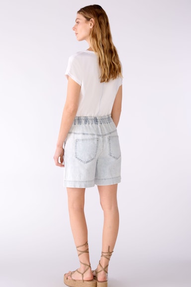 Bild 4 von Jeans shorts cotton stretch in lt blue denim | Oui