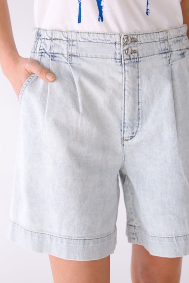 Bild 5 von Jeans shorts cotton stretch in lt blue denim | Oui