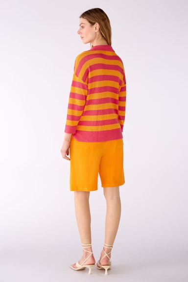 Bild 3 von Knitted jumper 100% linen in pink orange | Oui