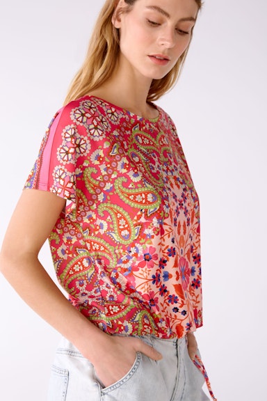 Bild 5 von Blouse shirt silky Touch quality in pink orange | Oui