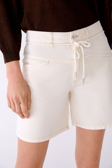 Bild 4 von Jeans shorts cotton in offwhite | Oui
